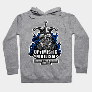 Optimistic Nihilism - Blue Hoodie